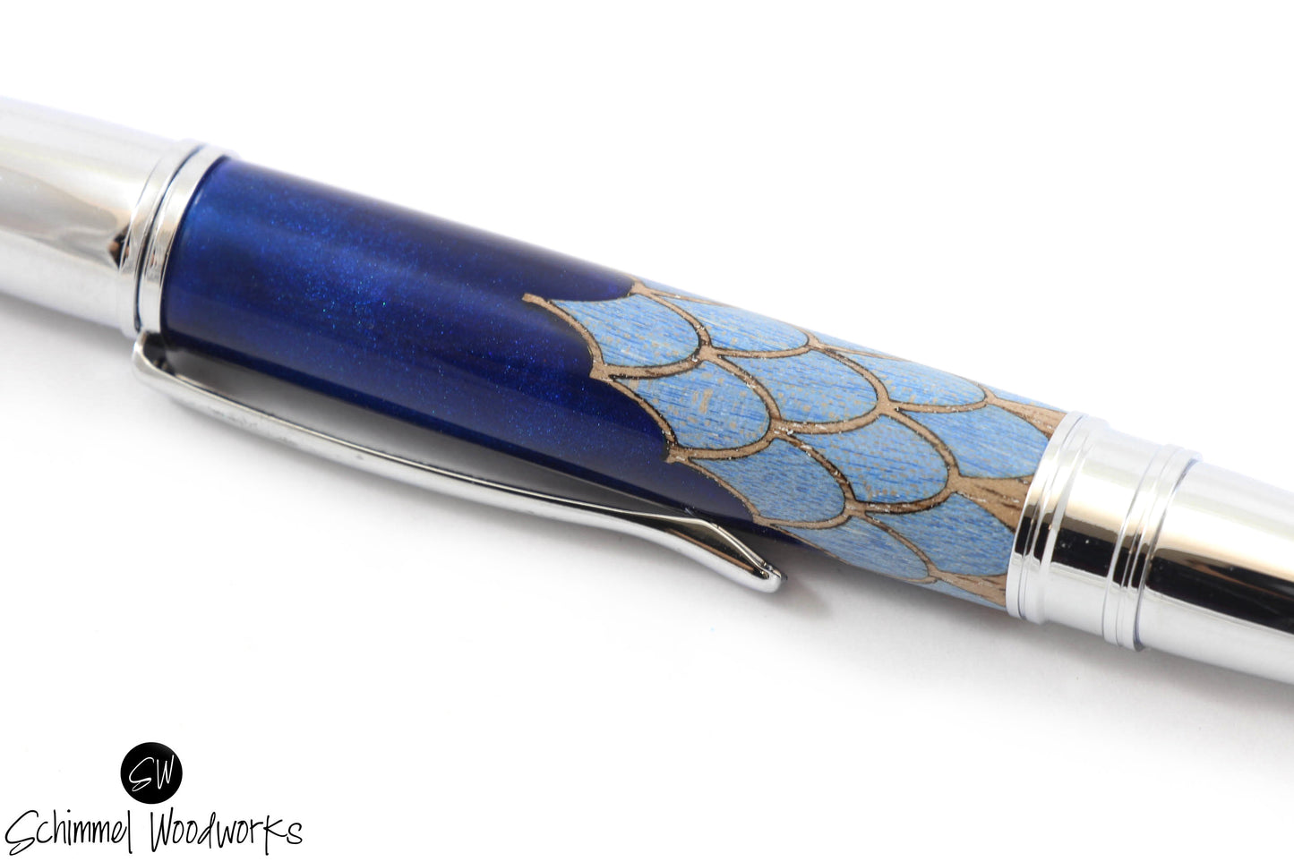 Blue Mermaid Scale Pen