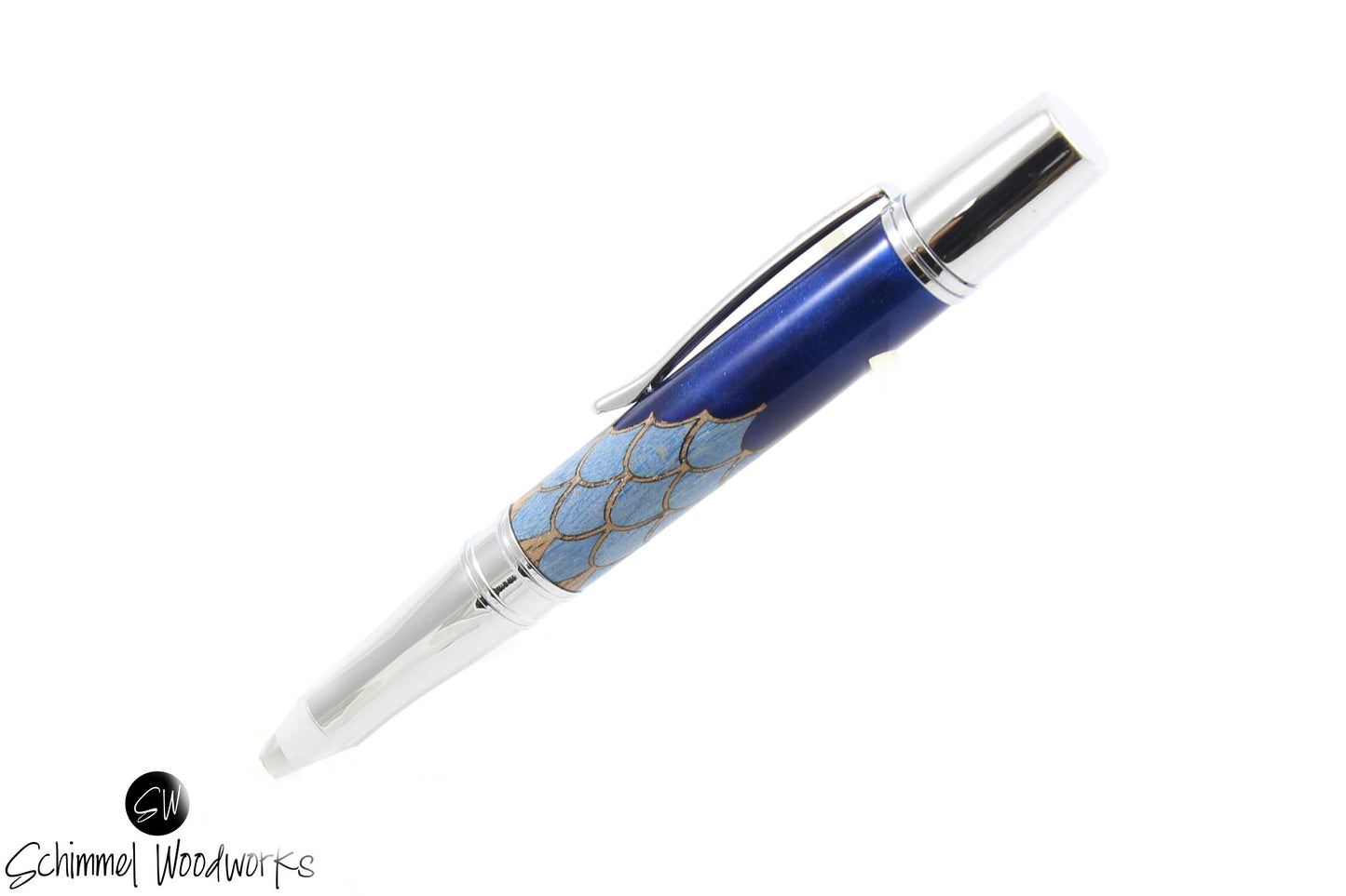 Blue Mermaid Scale Pen