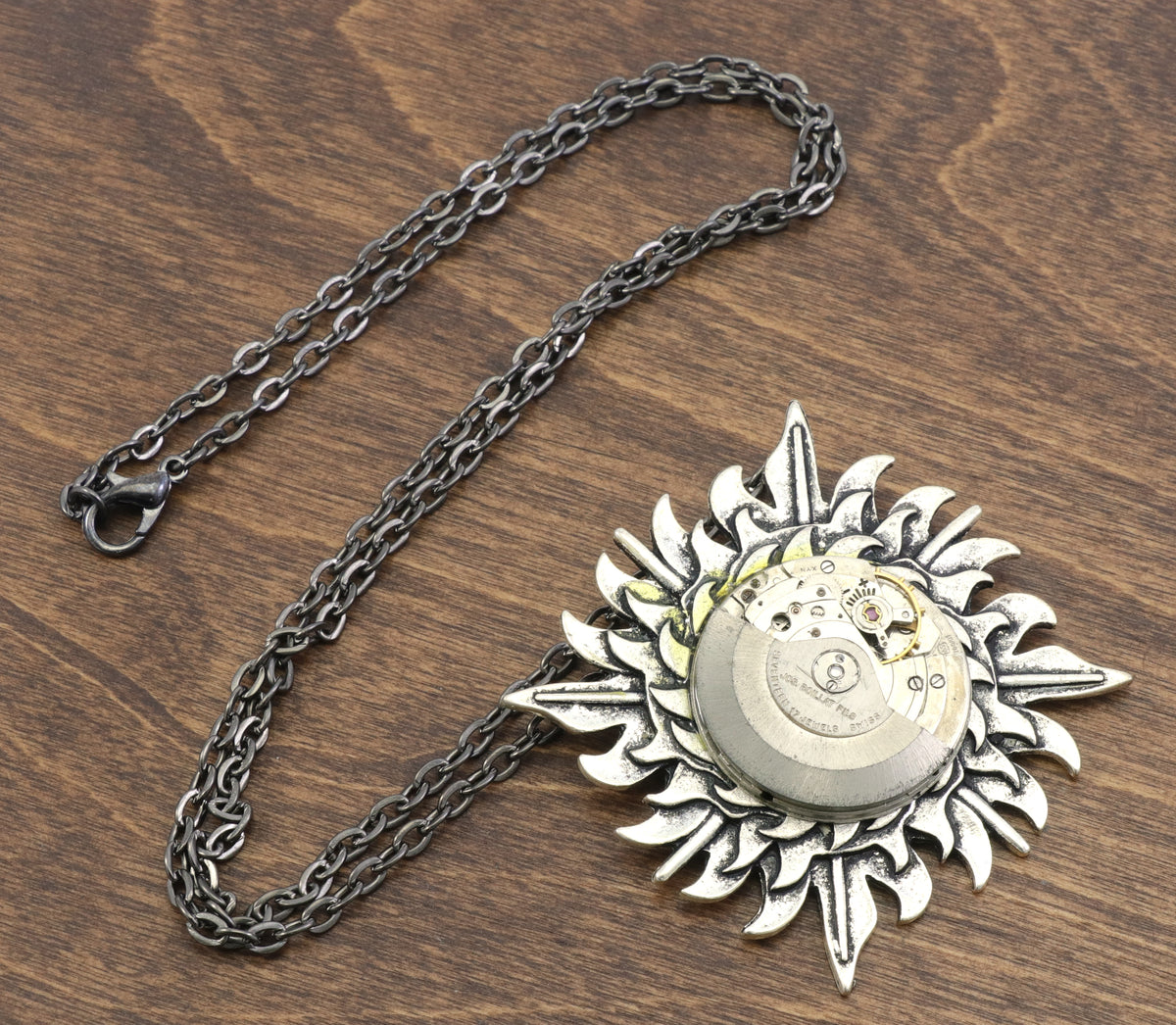 Vintage Watch Parts Necklace Schimmel Woodworks