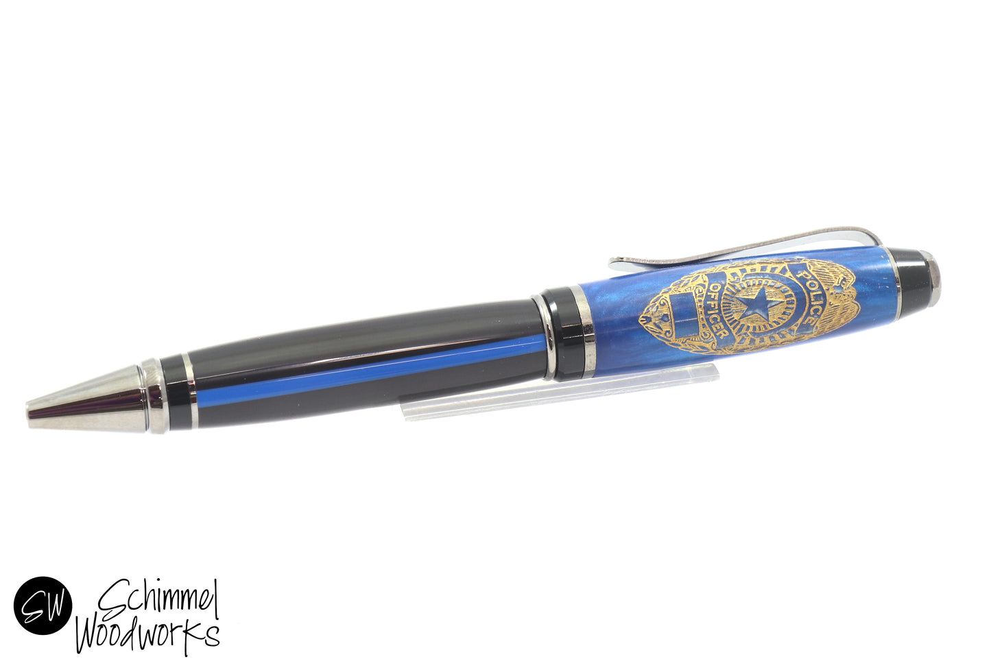 Thin Blue Line Pen