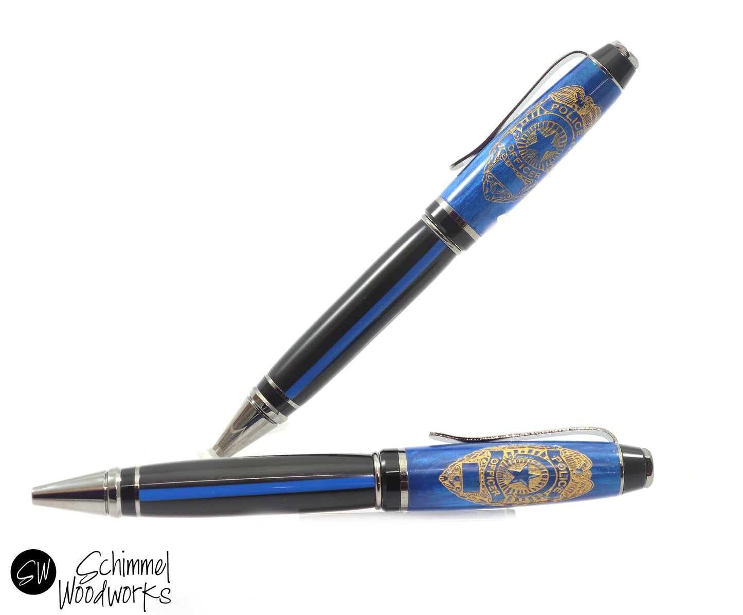 Thin Blue Line Pen