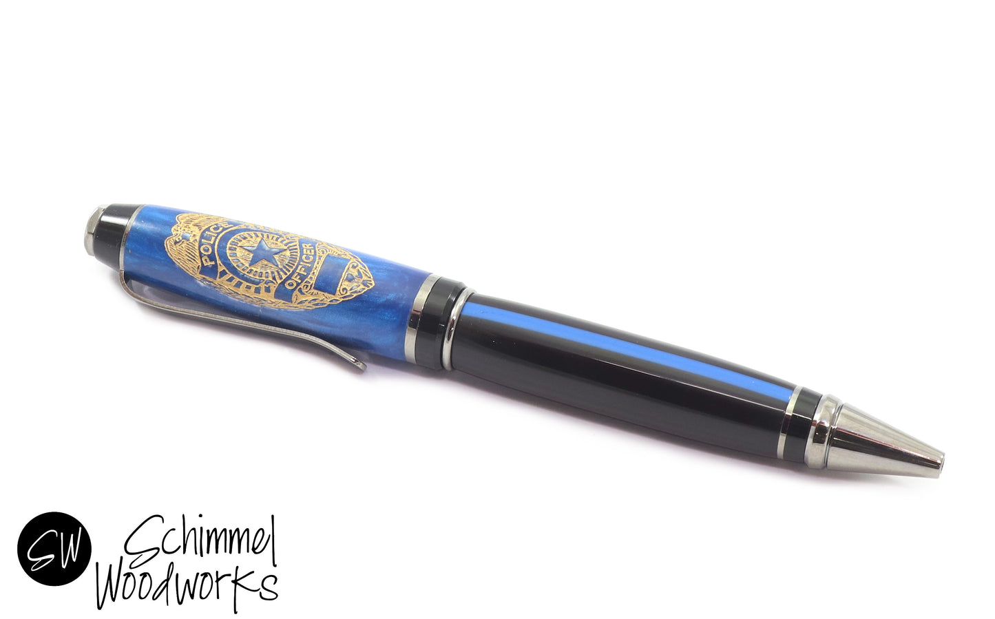 Thin Blue Line Pen