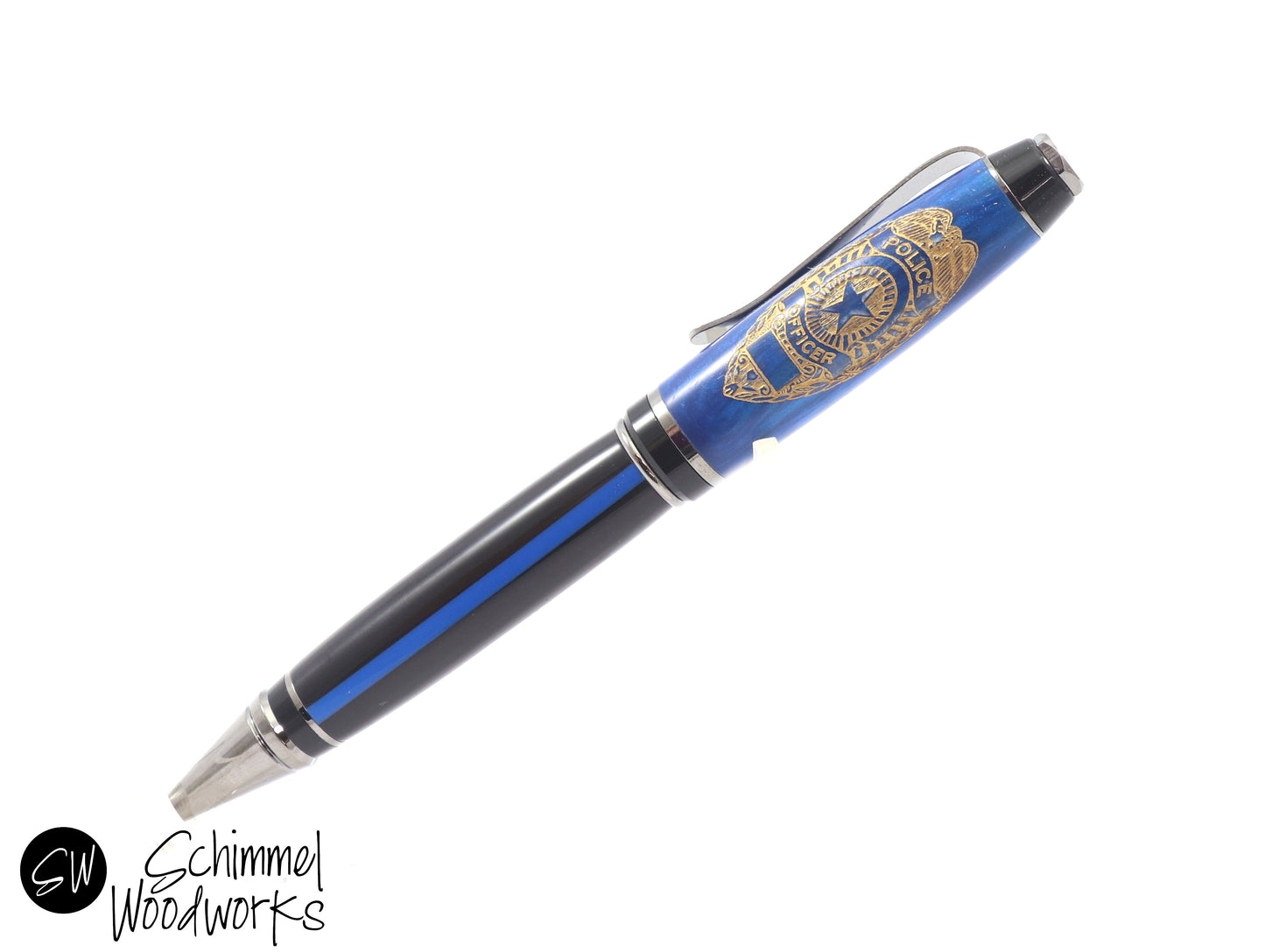 Thin Blue Line Pen
