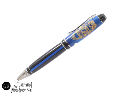 Thin Blue Line Pen