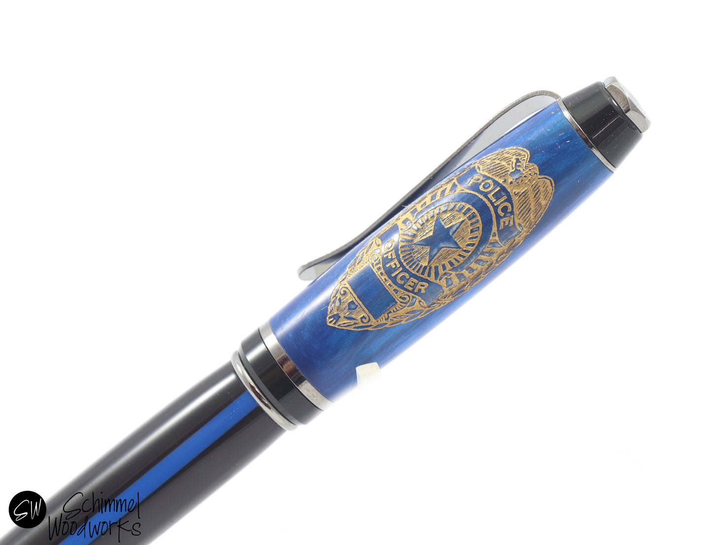 Thin Blue Line Pen