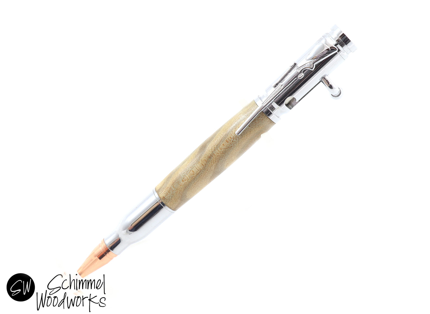 Quilted Maple Bullet Pen