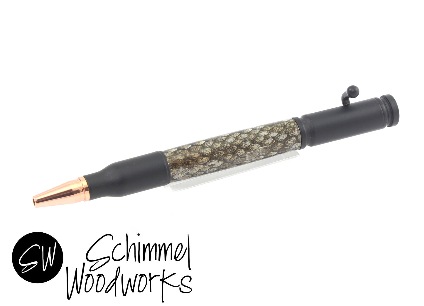 Real Snakeskin Bullet Pen