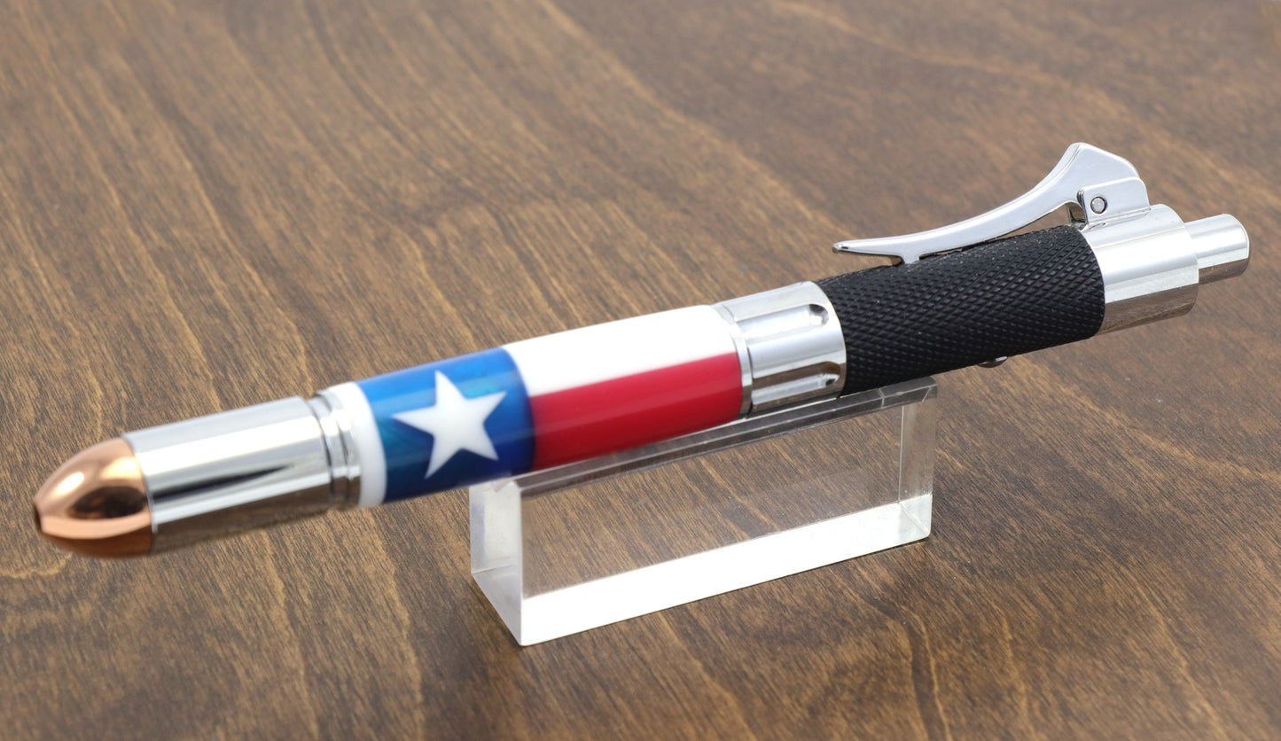 Texas Flag Revolver Pen