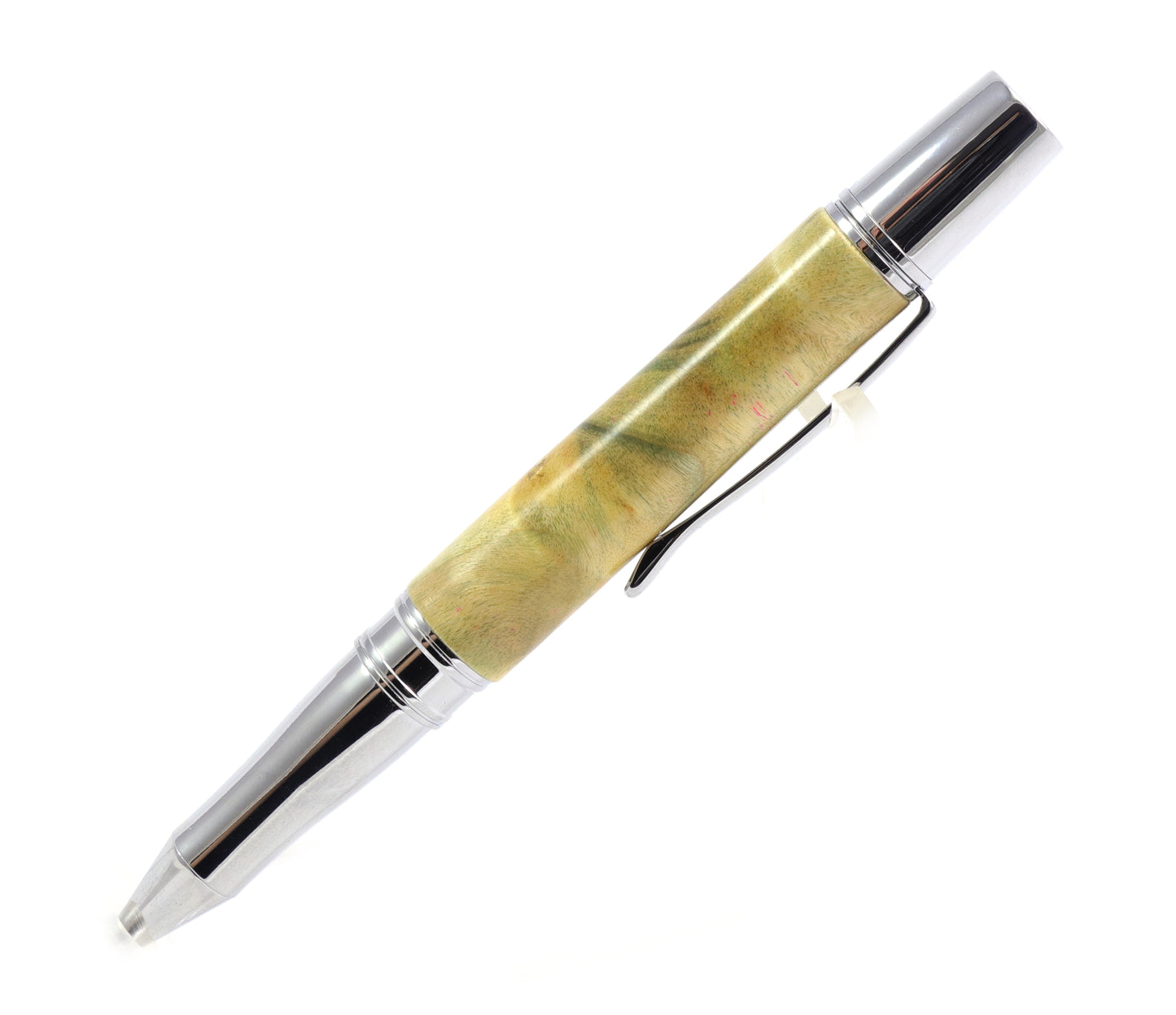 Dyed Wood Tiki Skull Pen