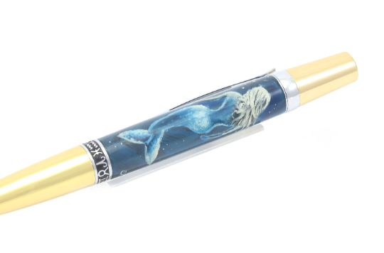 Mermaid Pen Hand painted Mermaid Zodiac Pen