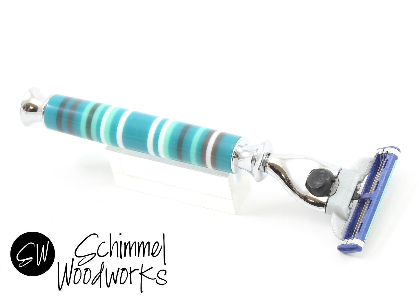 Striped Razor Handle