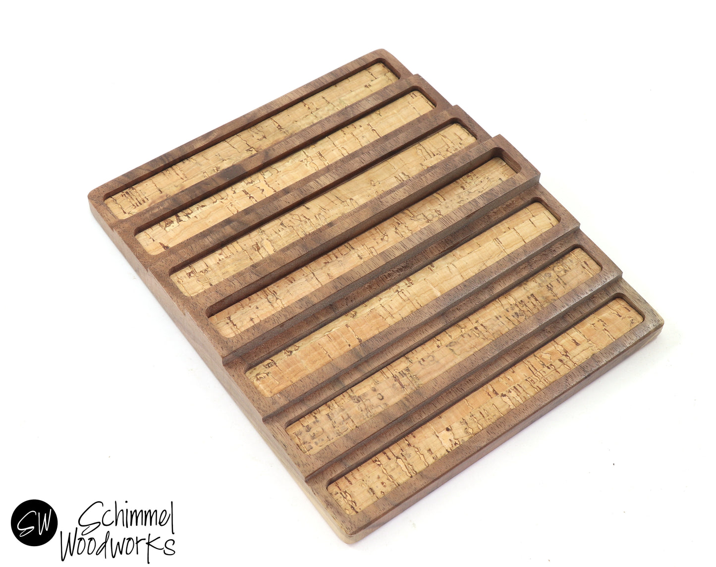 Wood 7 Pen Display