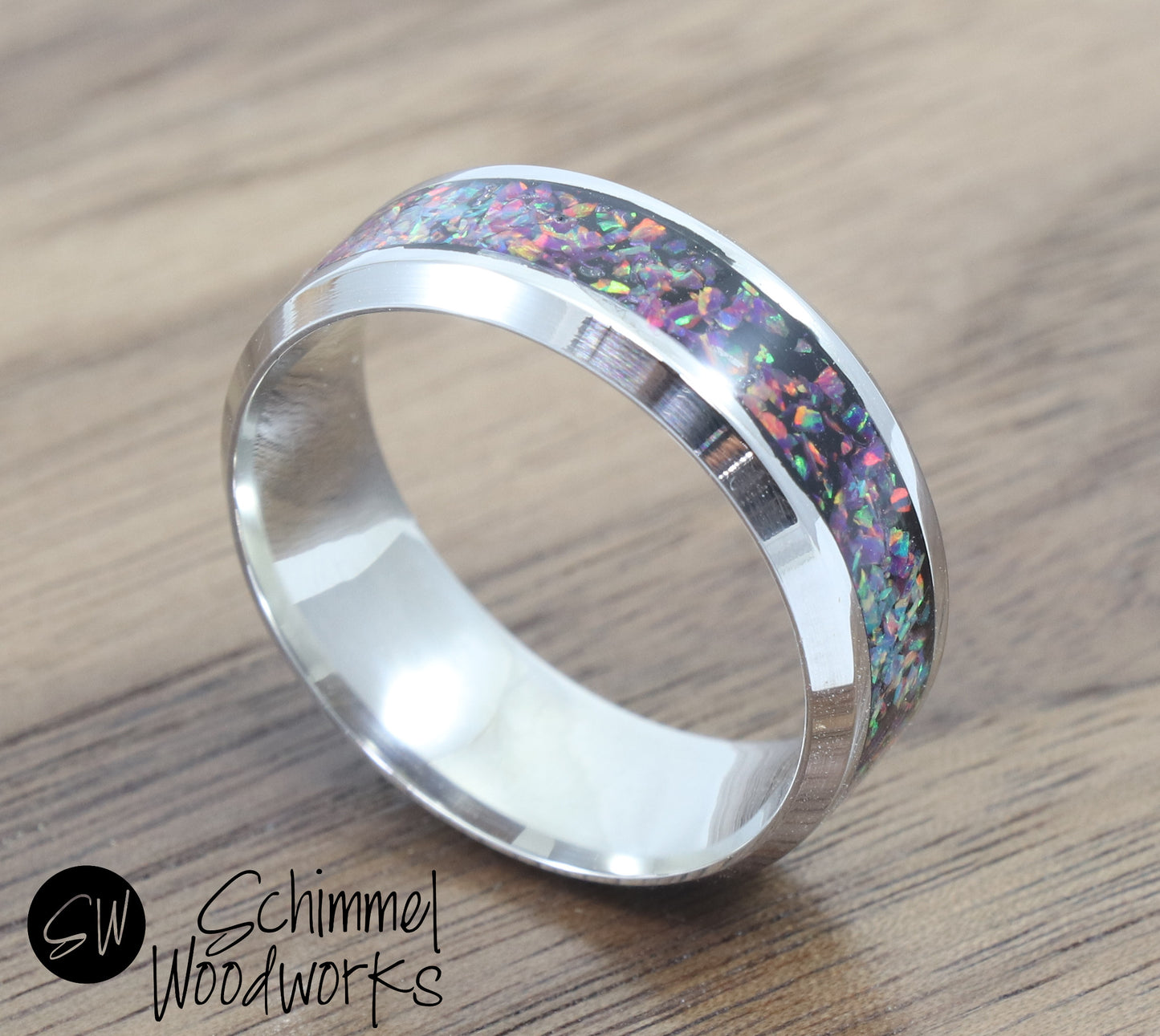 Purple Opal Ring