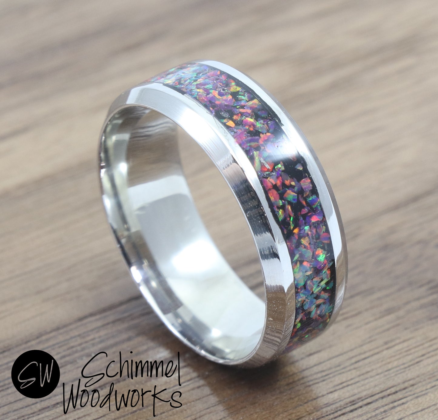 Purple Opal Ring