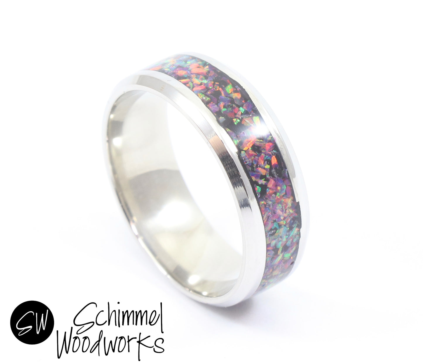Purple Opal Ring
