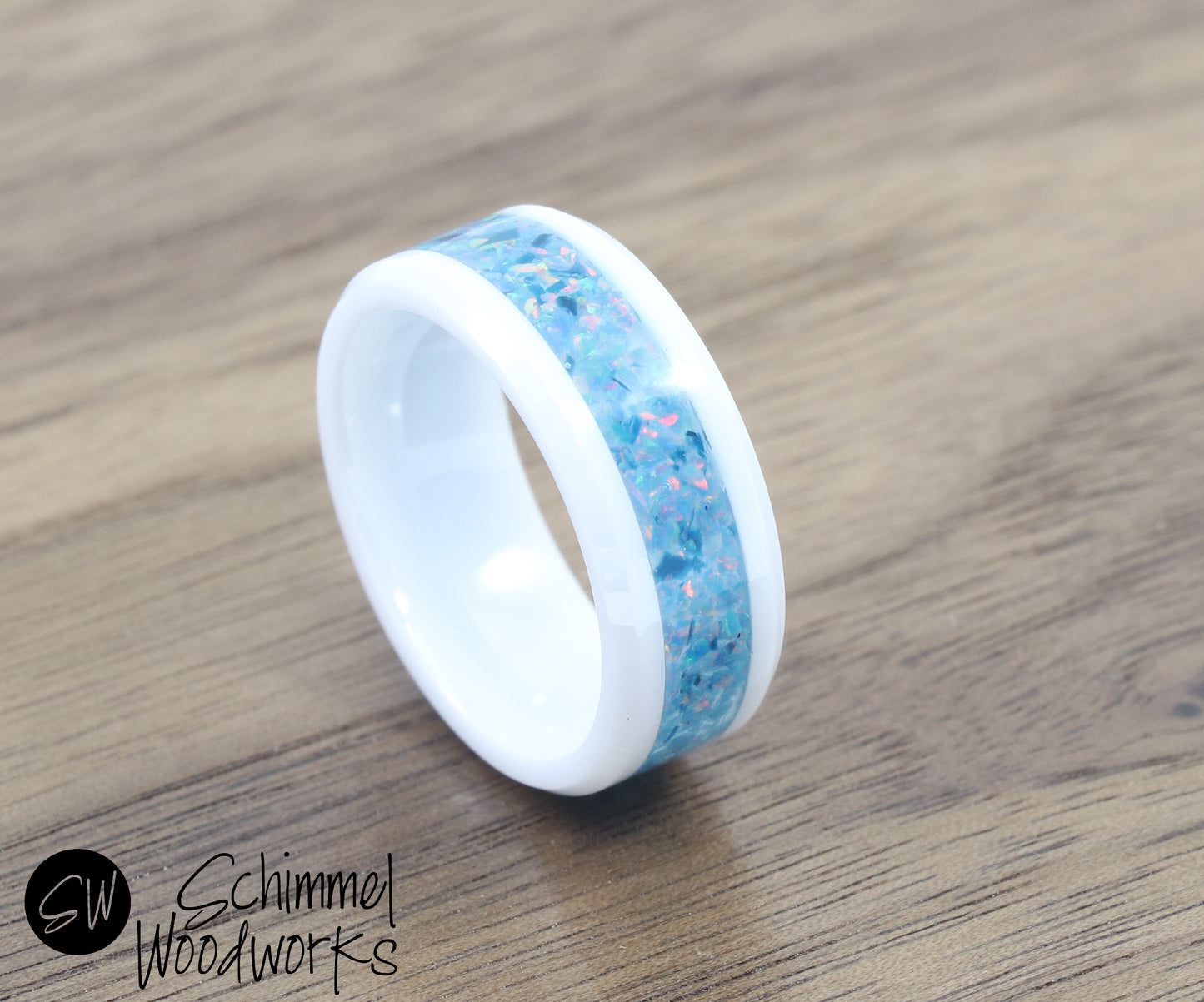 Blue Opal Ring
