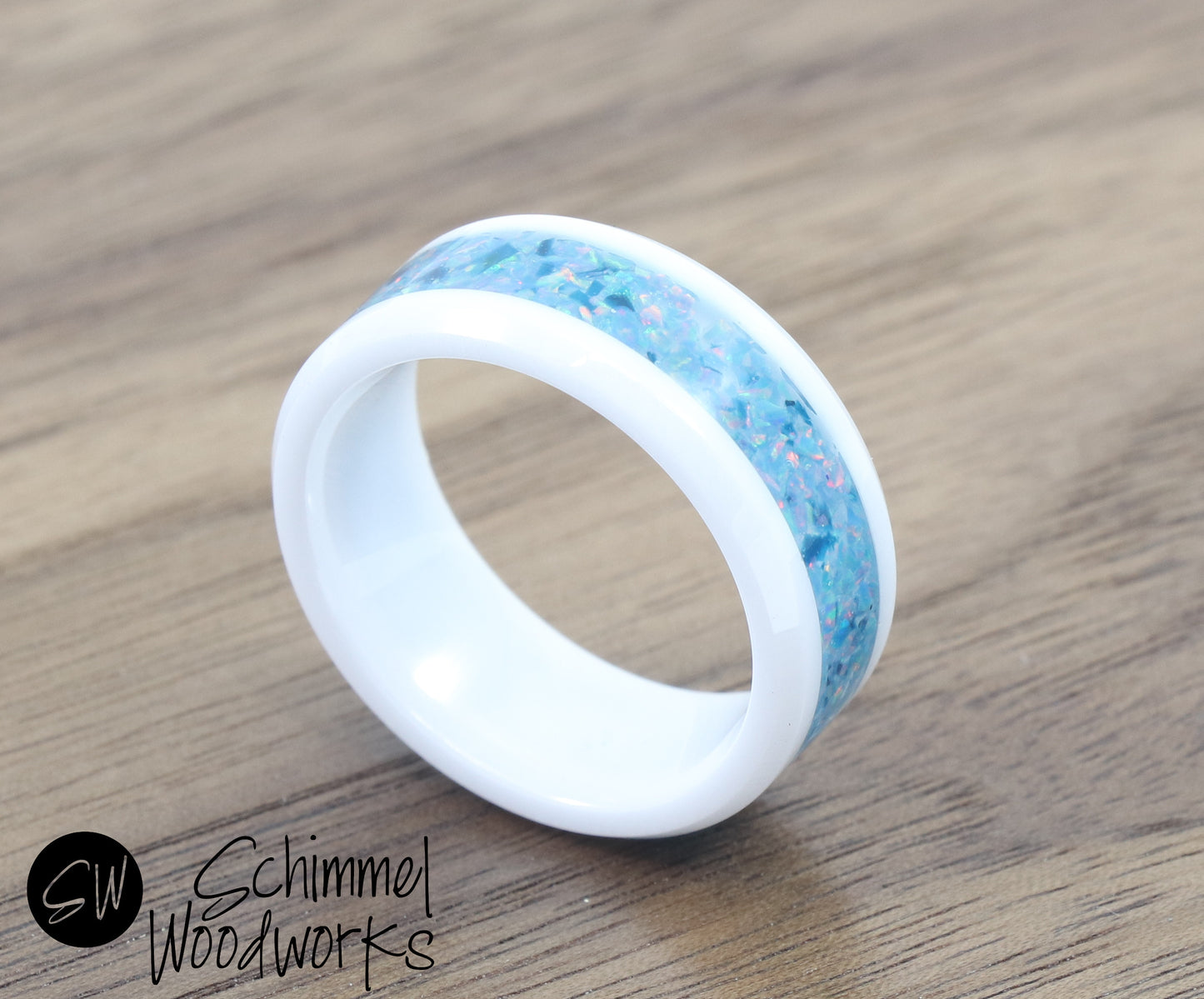 Blue Opal Ring