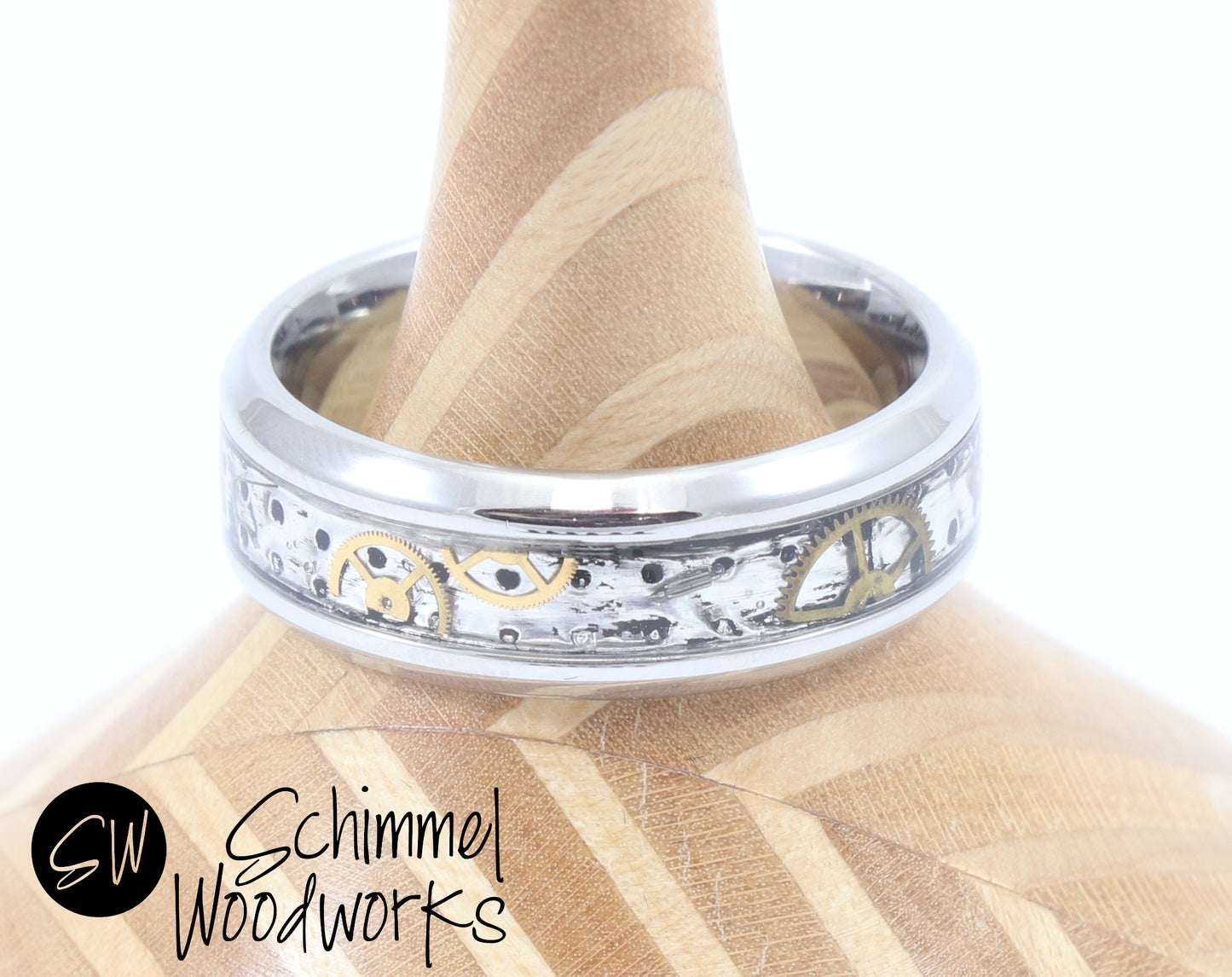 Steampunk Watch Gear Ring