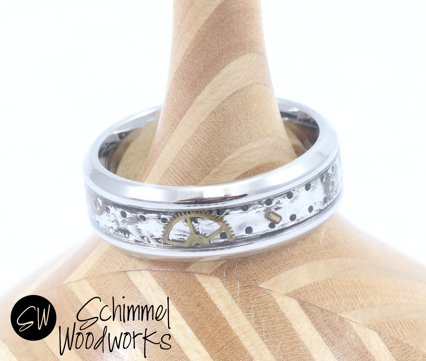 Steampunk Watch Gear Ring