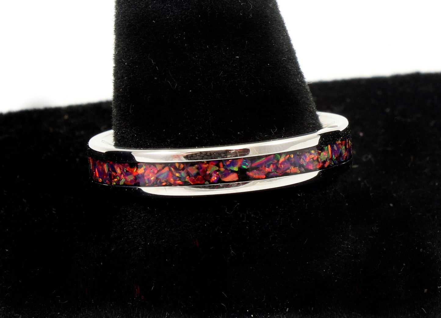 Purple Opal Ring
