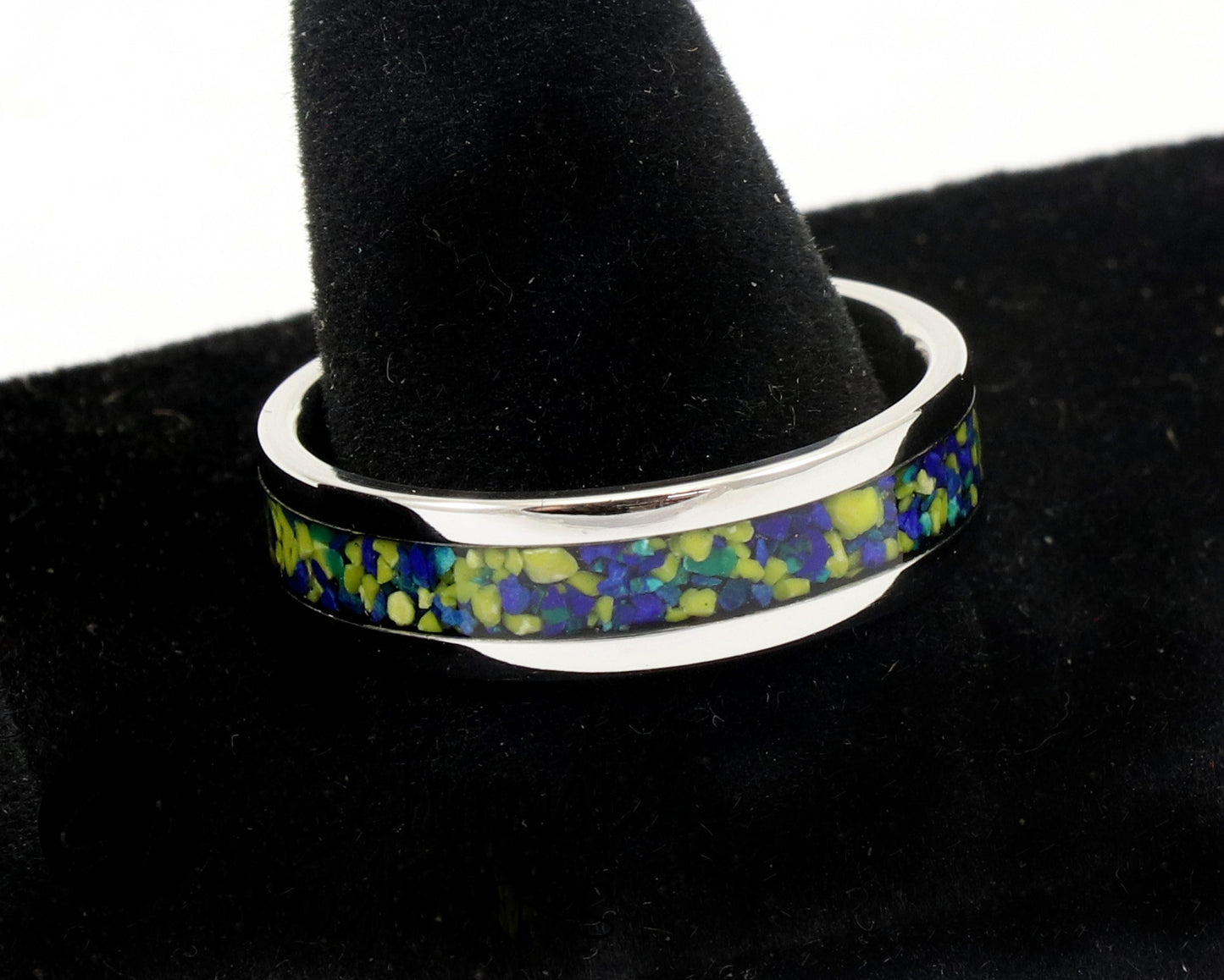 Blue & Yellow Stone Ring