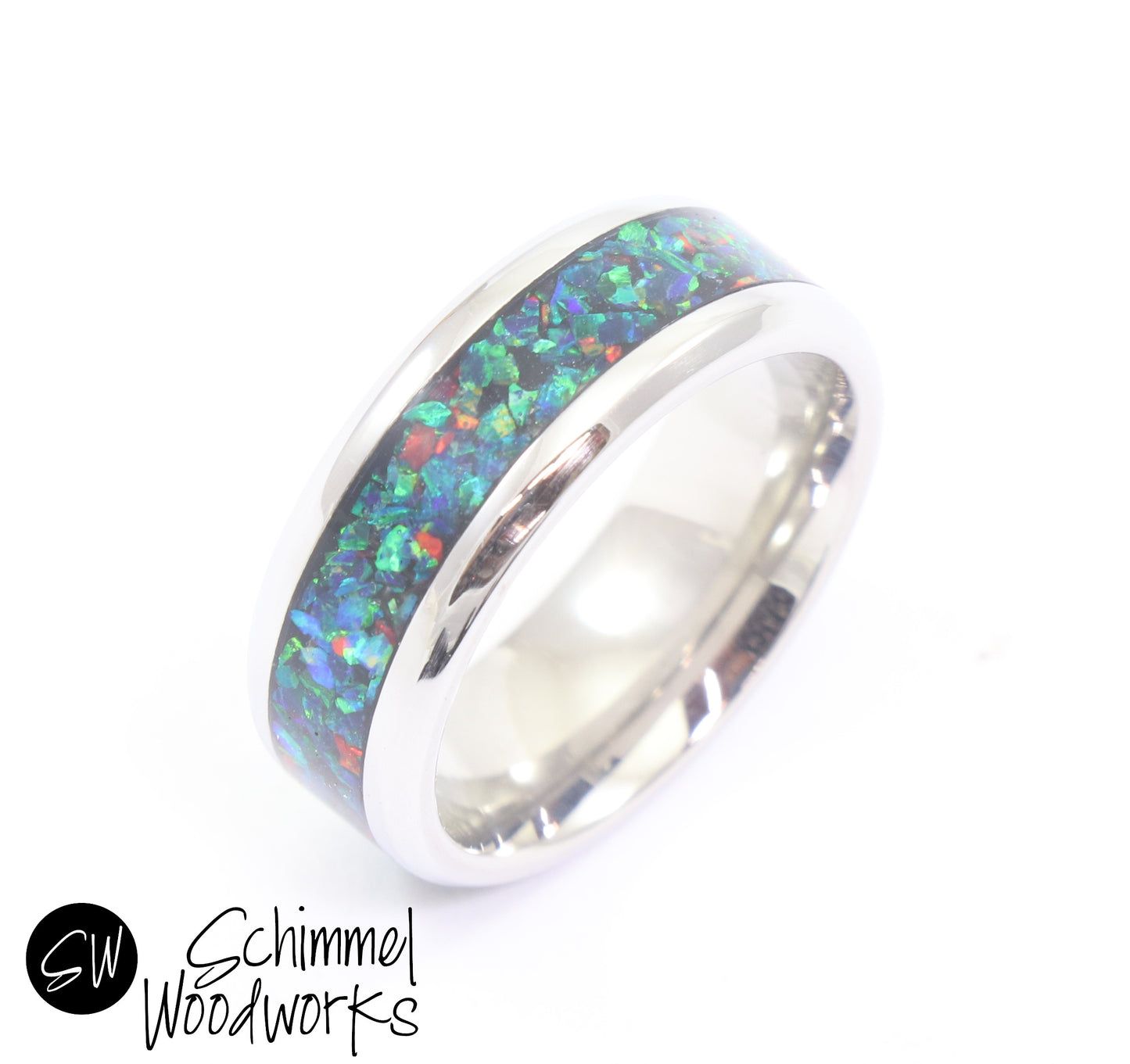Water & Fire Opal Ring