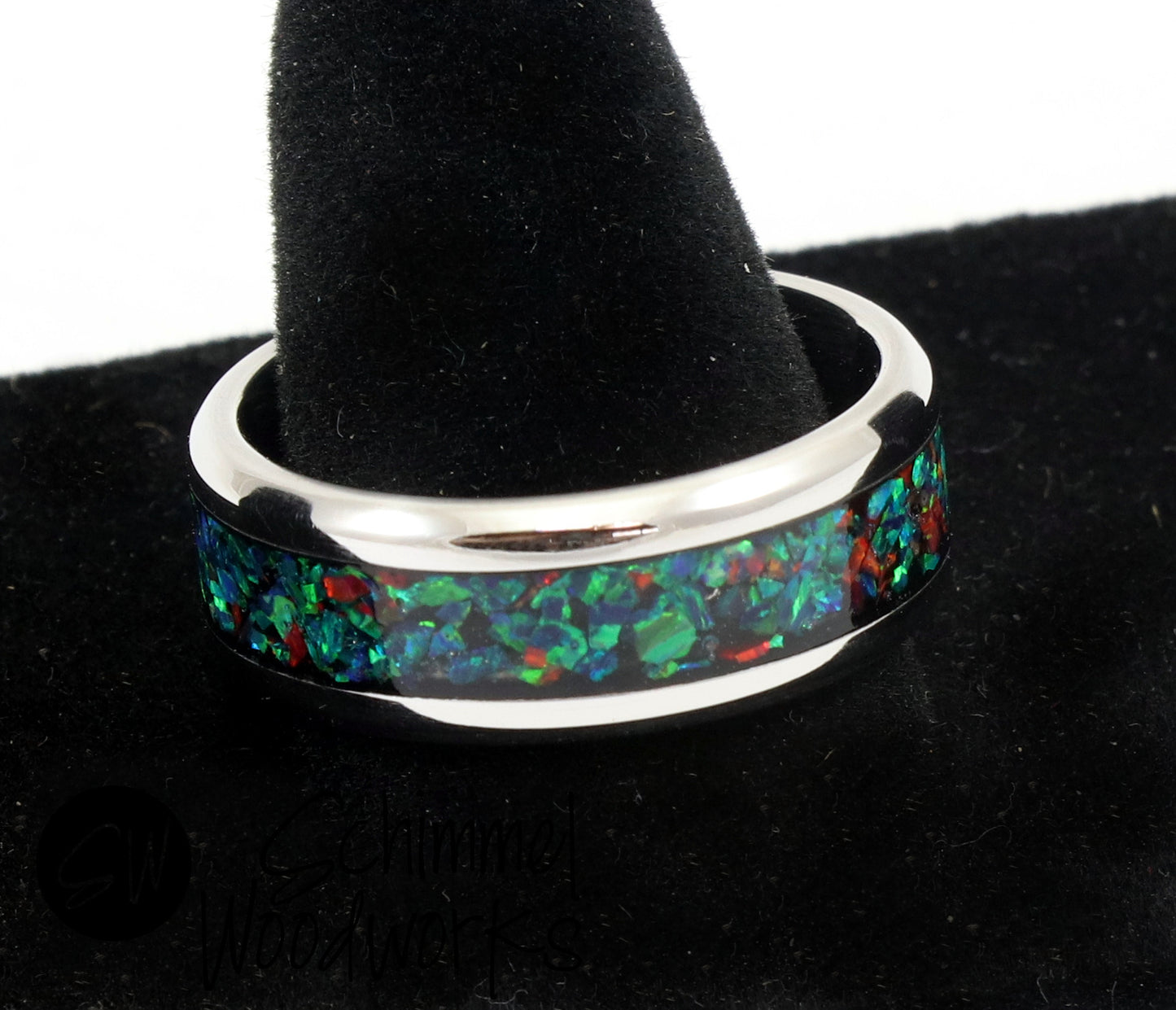Water & Fire Opal Ring