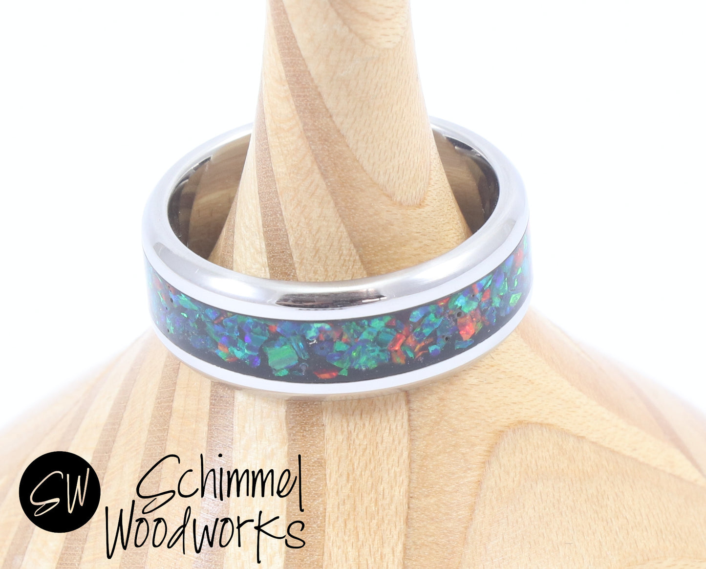 Water & Fire Opal Ring