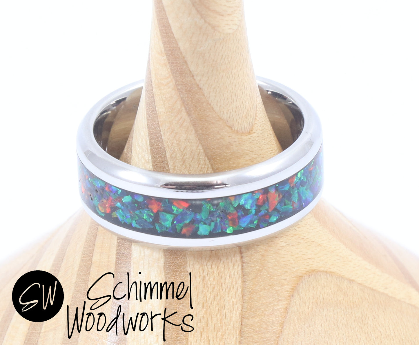 Water & Fire Opal Ring