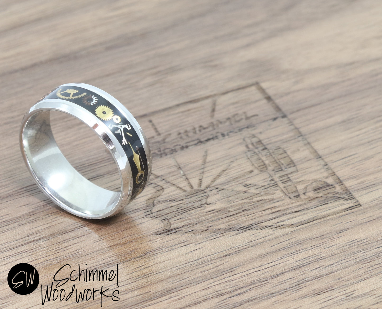Watch Gears Ring