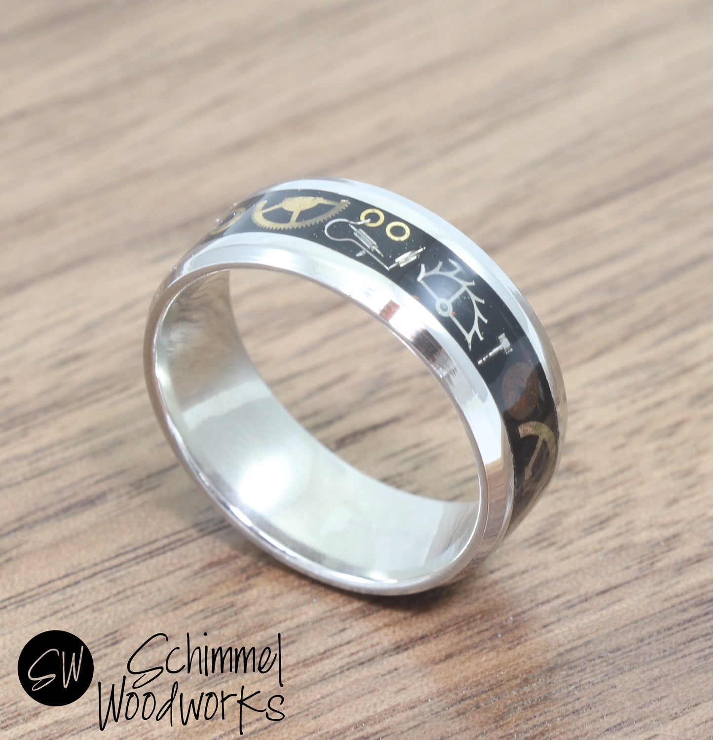 Watch Gears Ring