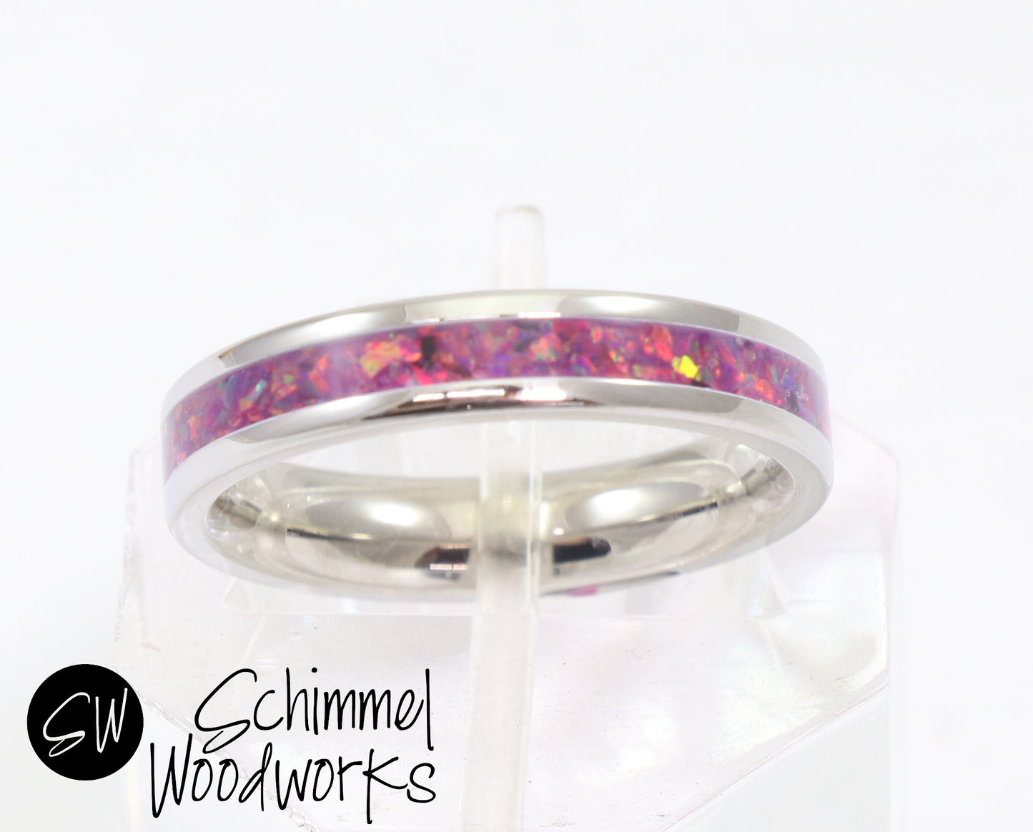 Purple Opal Ring