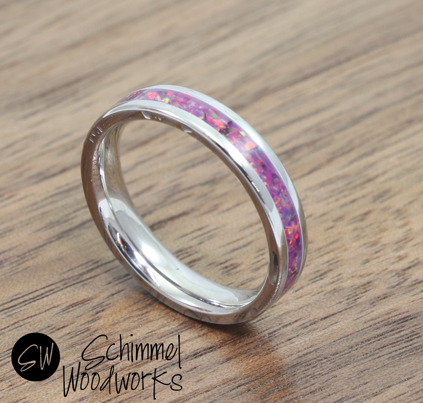 Purple Opal Ring