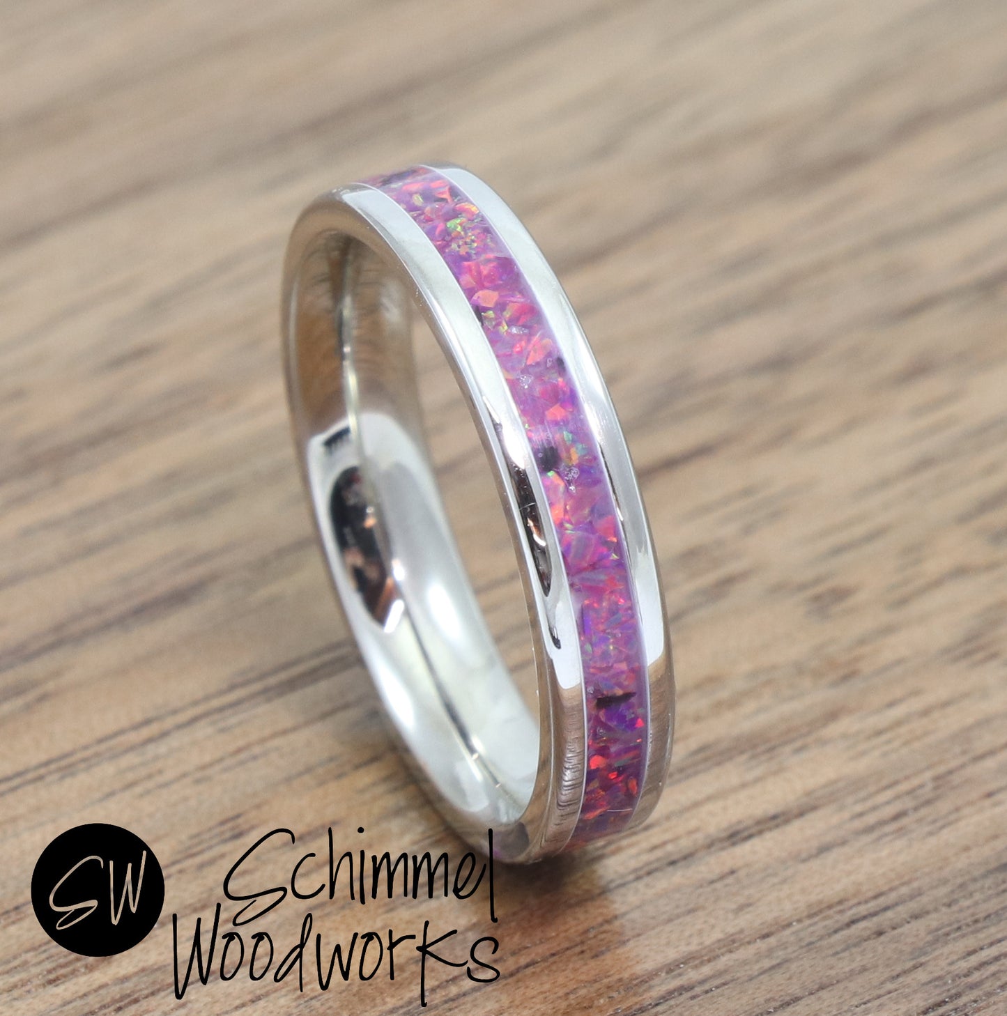 Purple Opal Ring