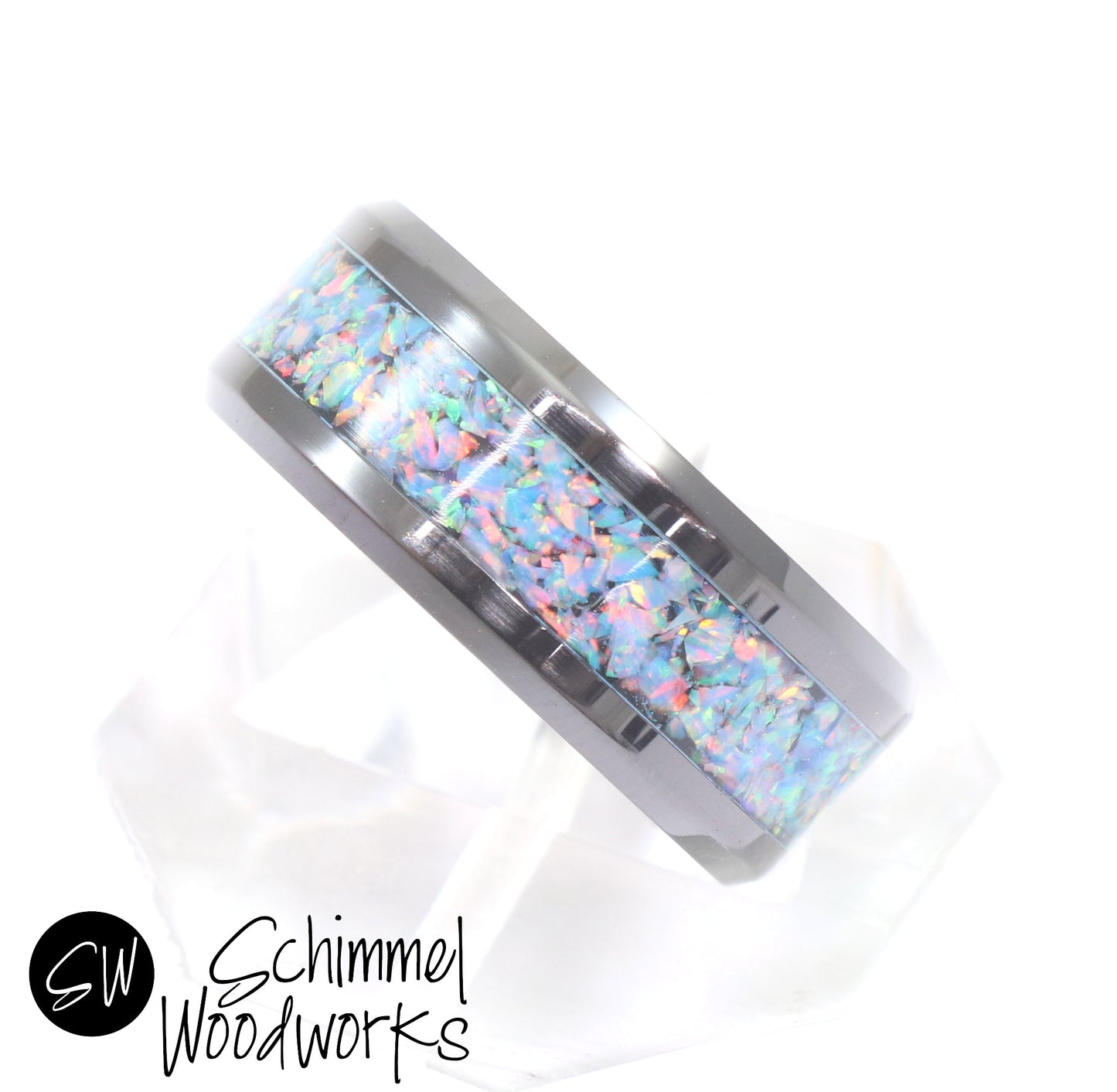 Blue Opal Ring