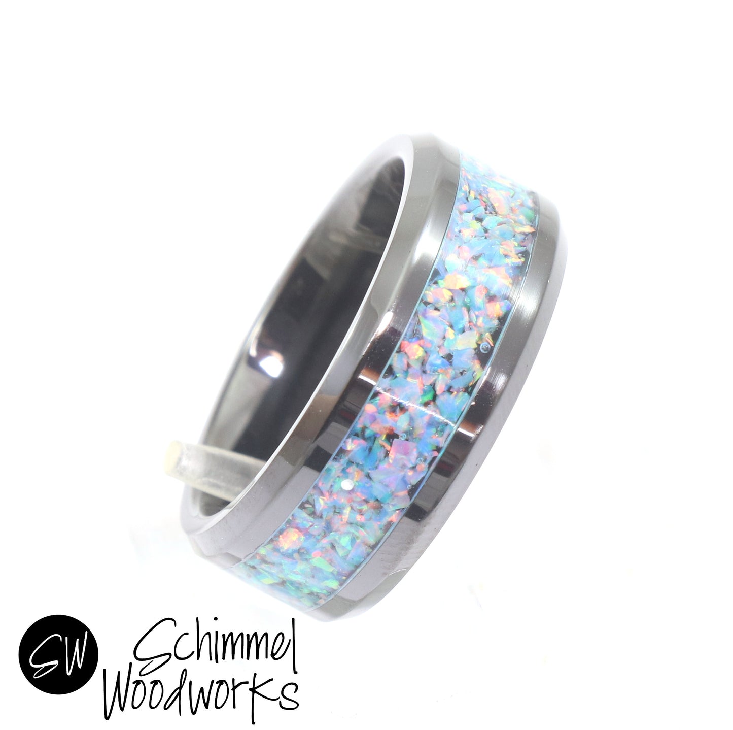 Blue Opal Ring