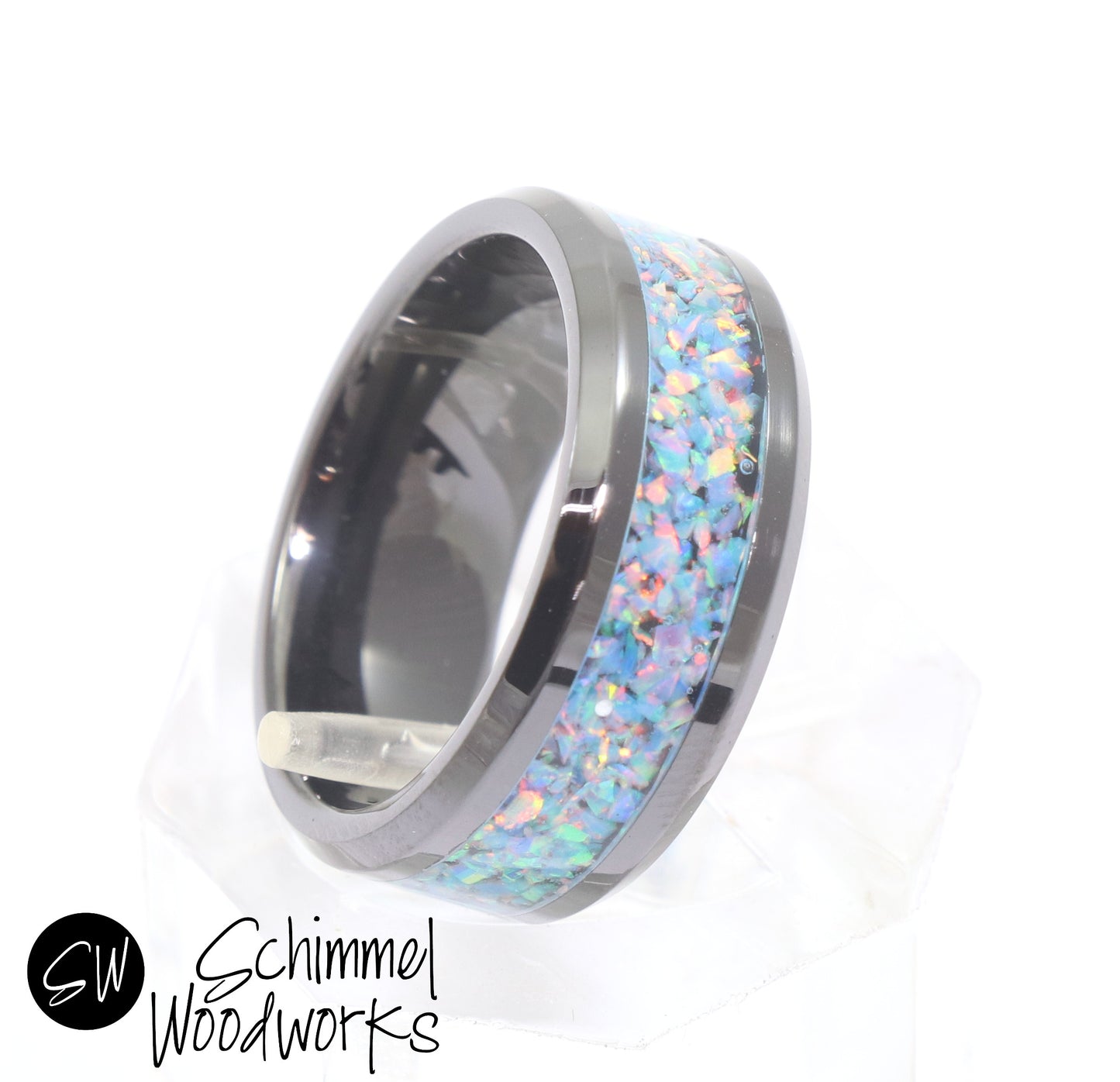 Blue Opal Ring