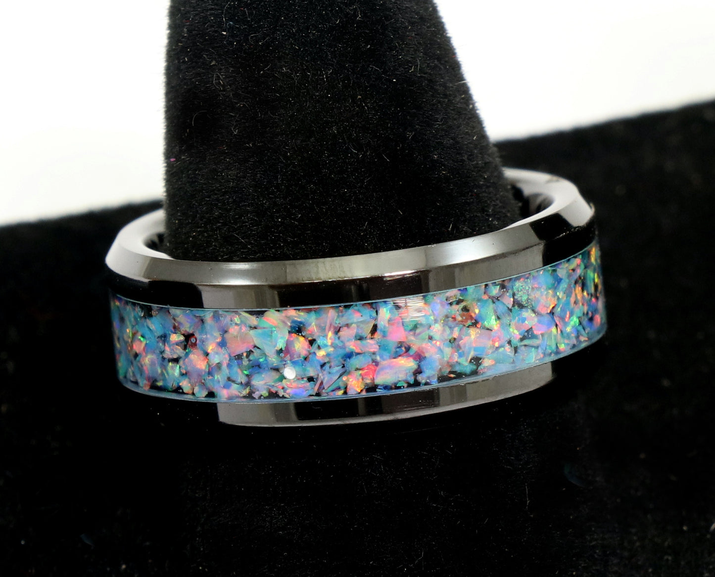 Blue Opal Ring