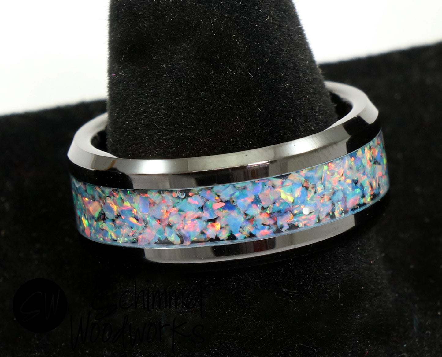 Blue Opal Ring