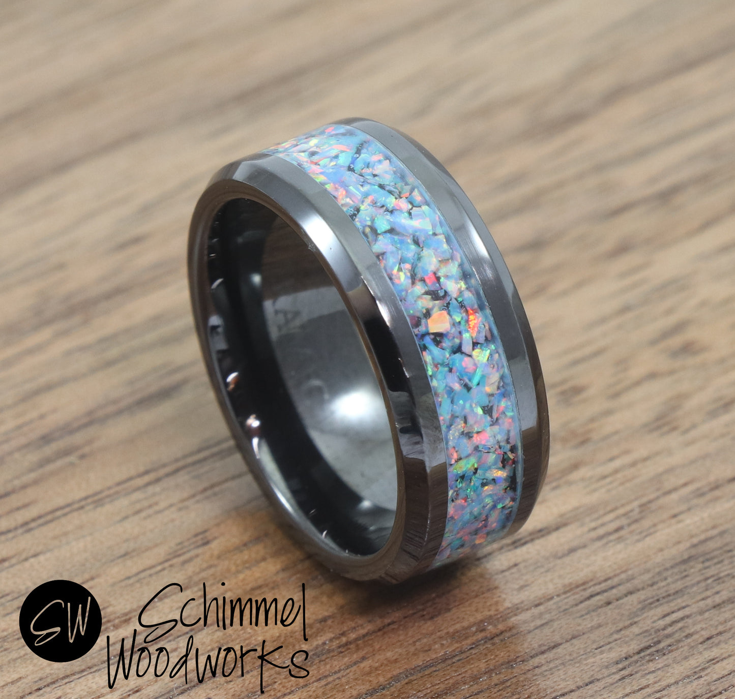 Blue Opal Ring