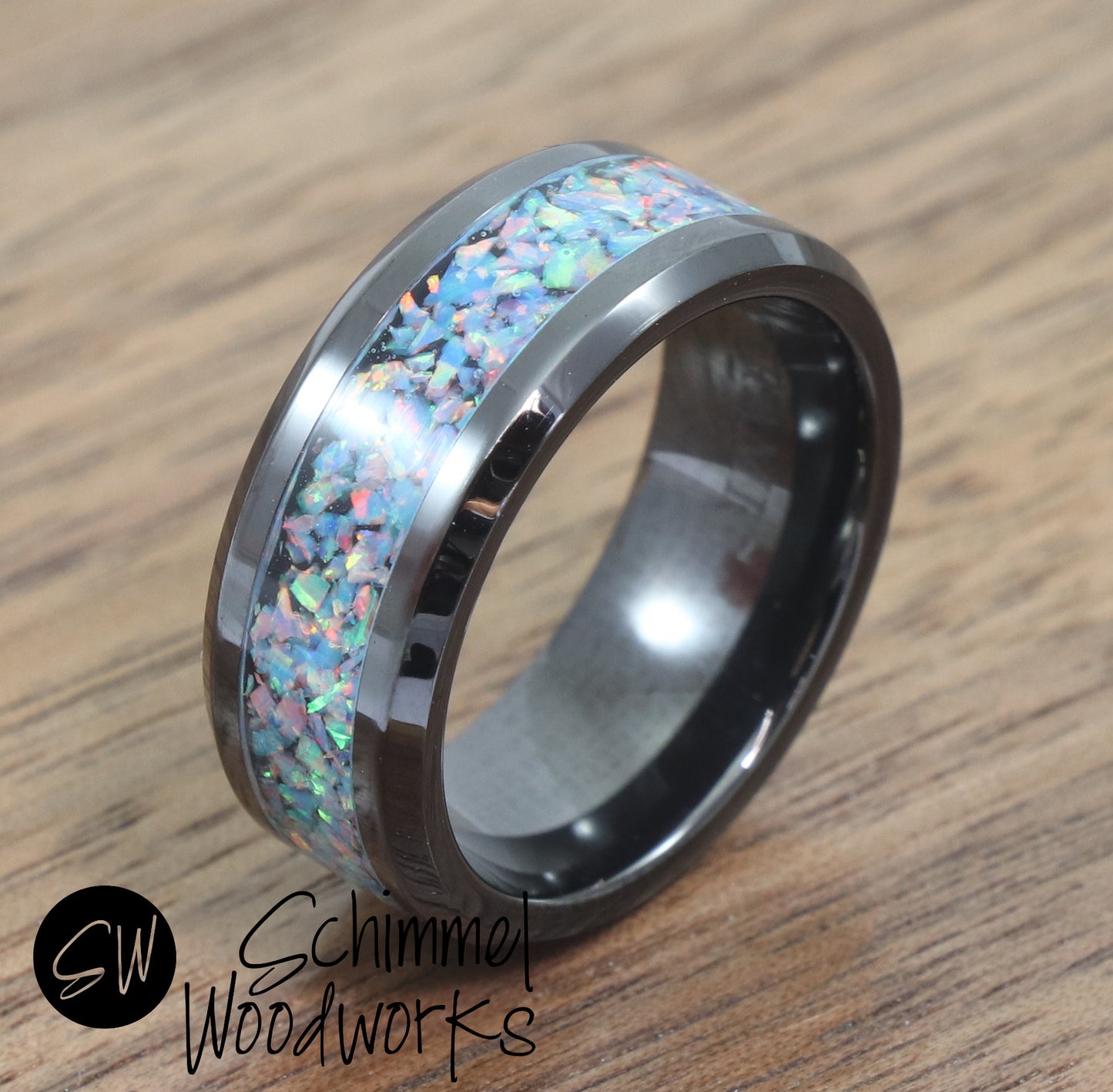 Blue Opal Ring