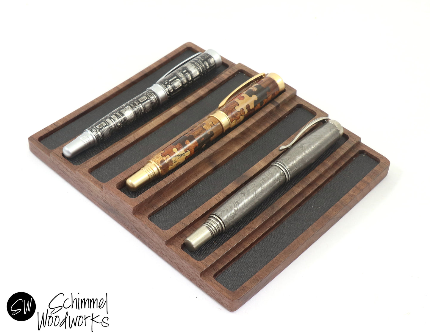 Wood 7 Pen Display