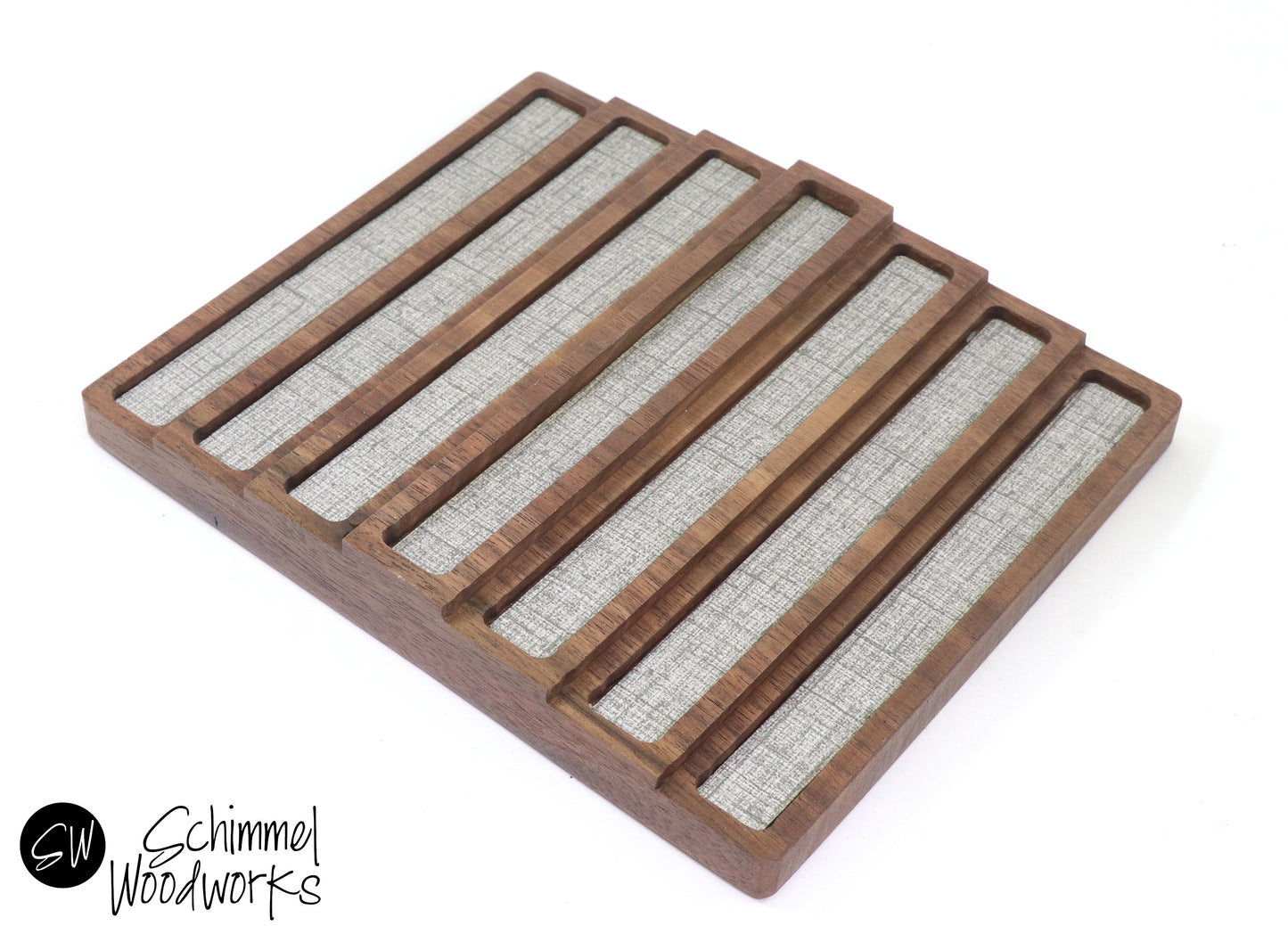 Wood 7 Pen Display