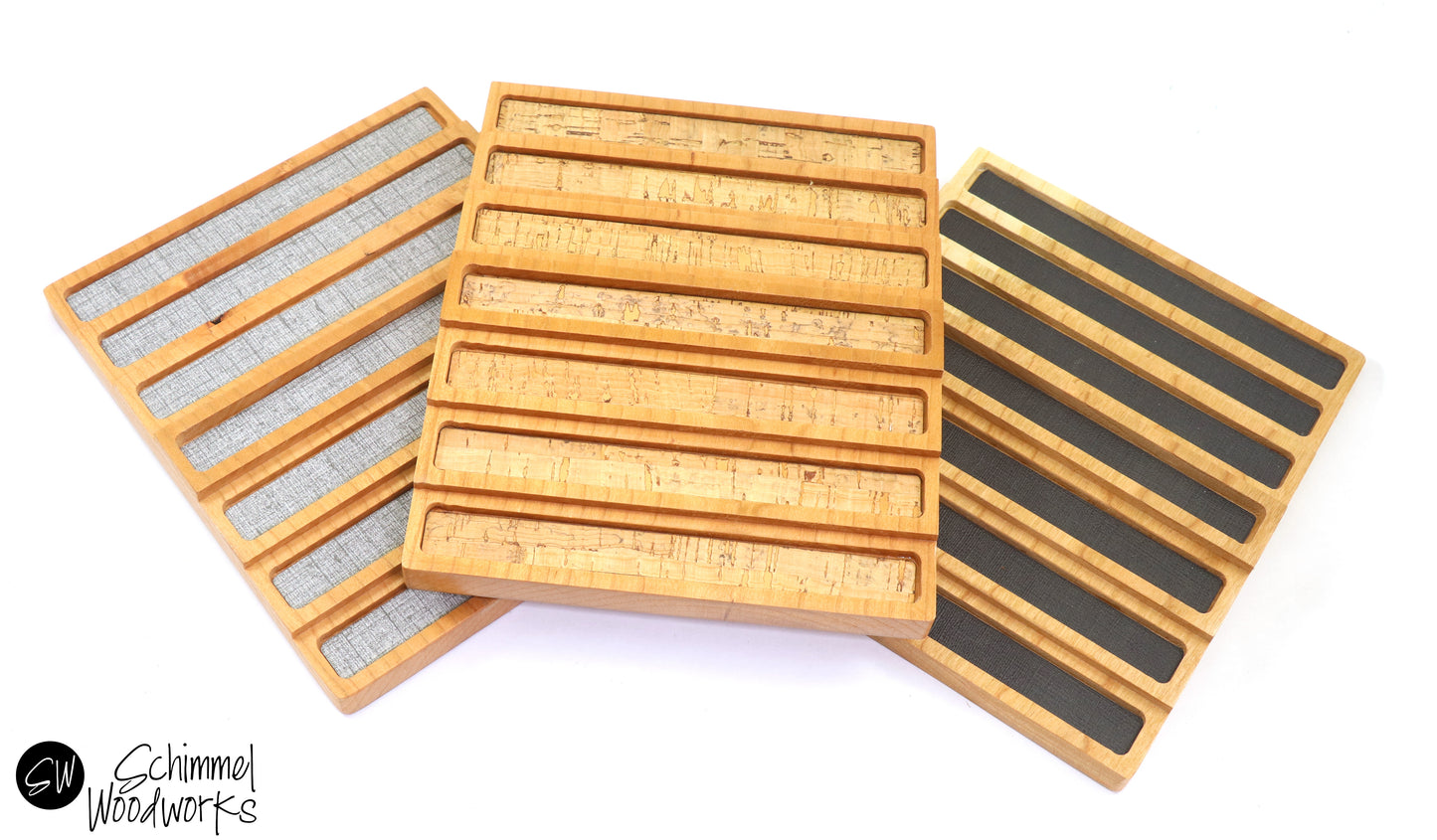Wood 7 Pen Display