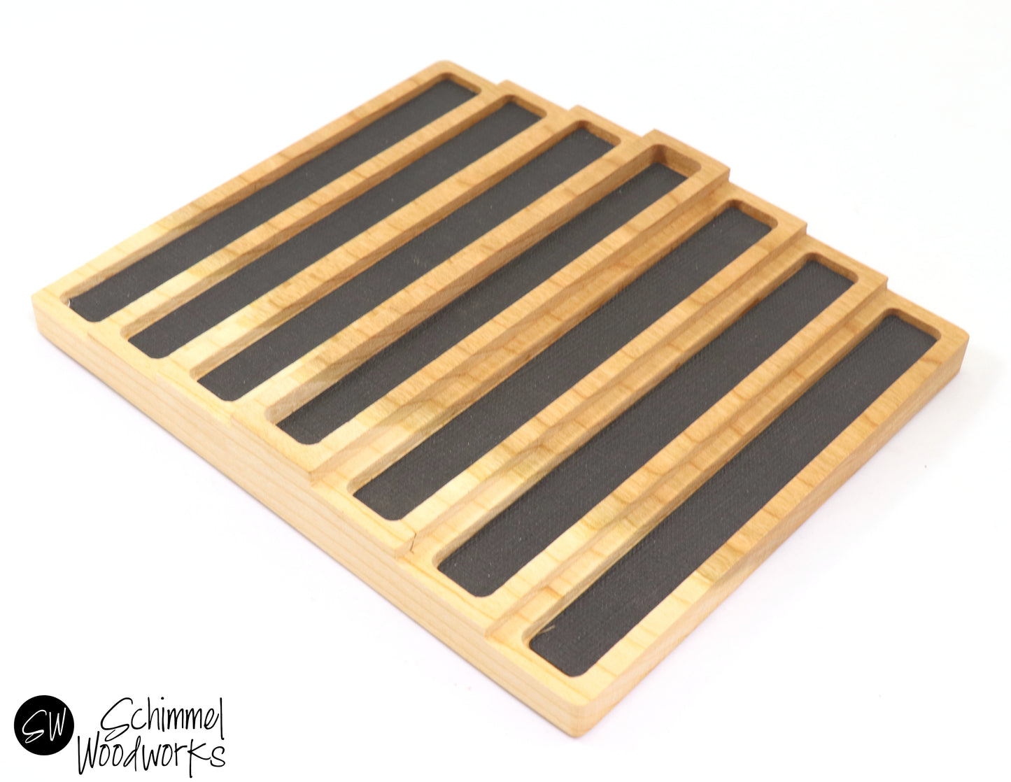 Wood 7 Pen Display