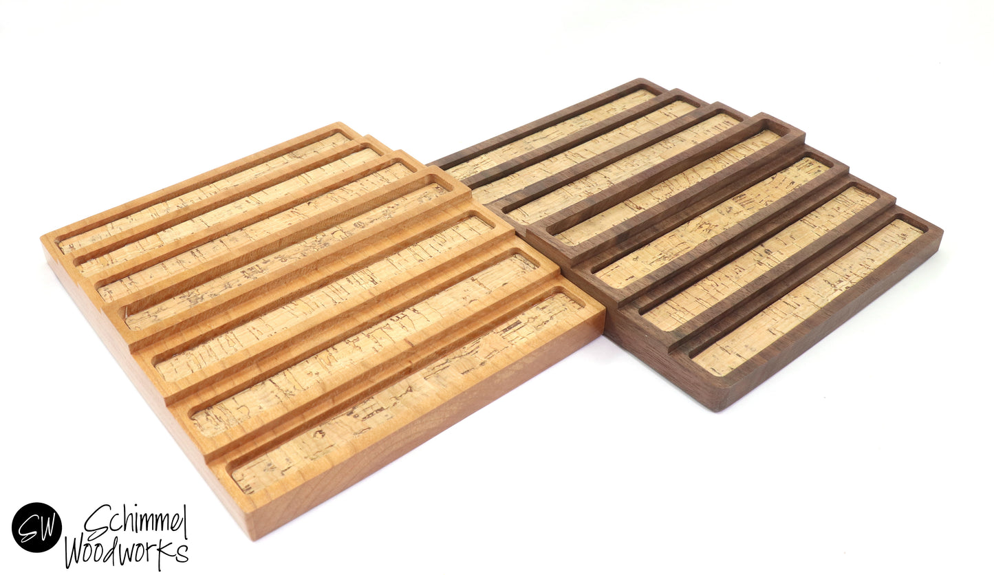 Wood 7 Pen Display