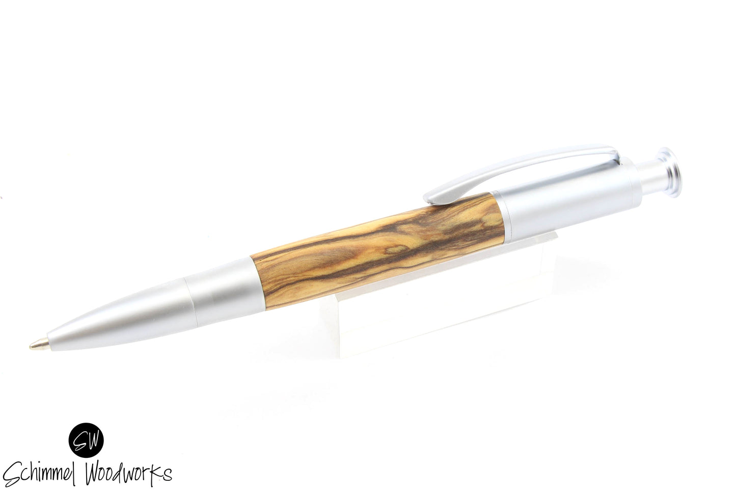Olive Wood Click Pen