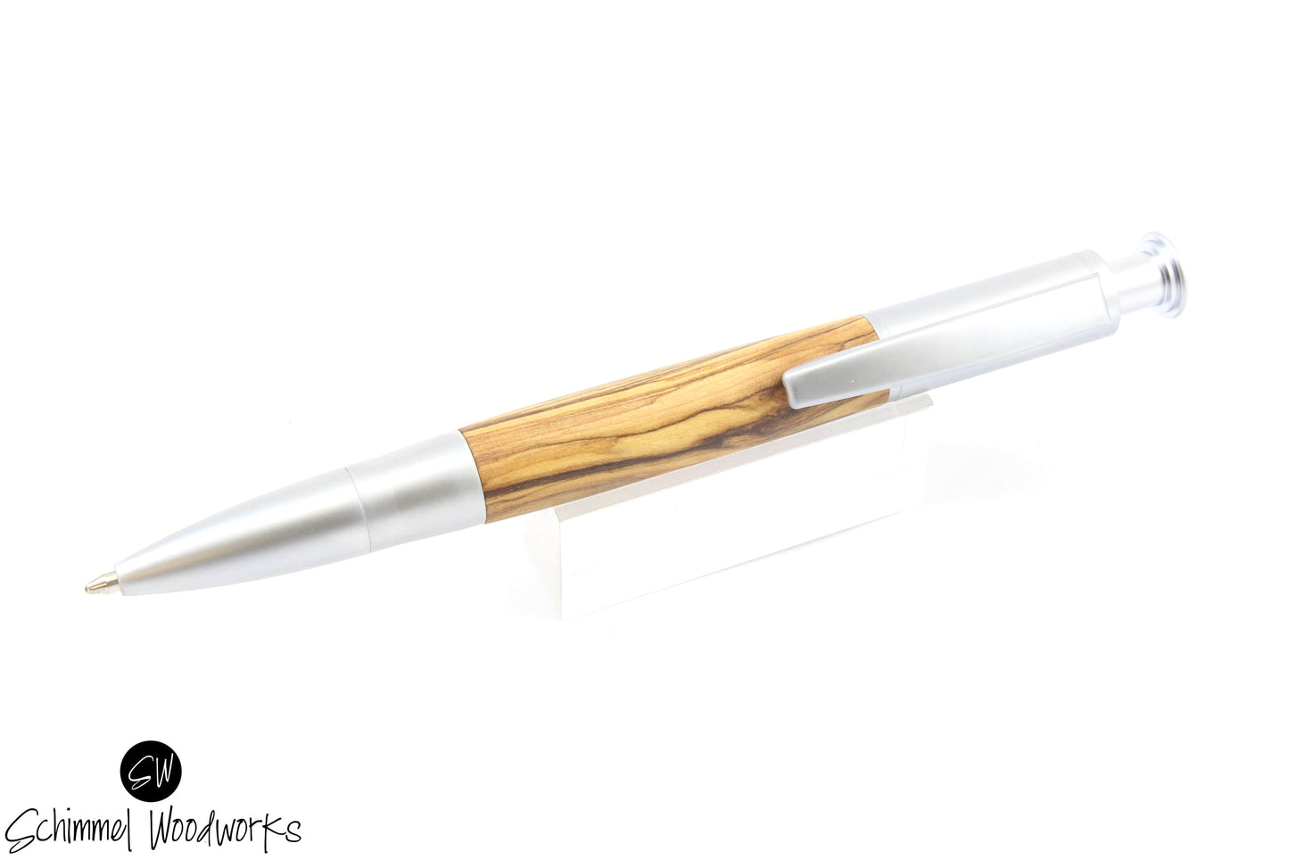 Olive Wood Click Pen