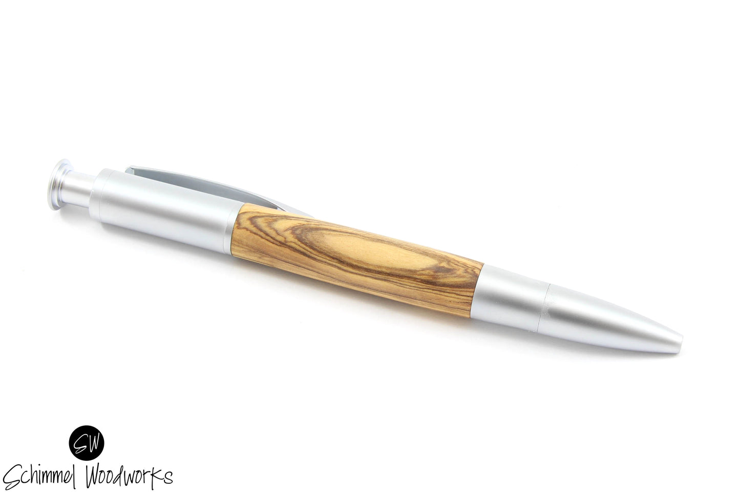 Olive Wood Click Pen