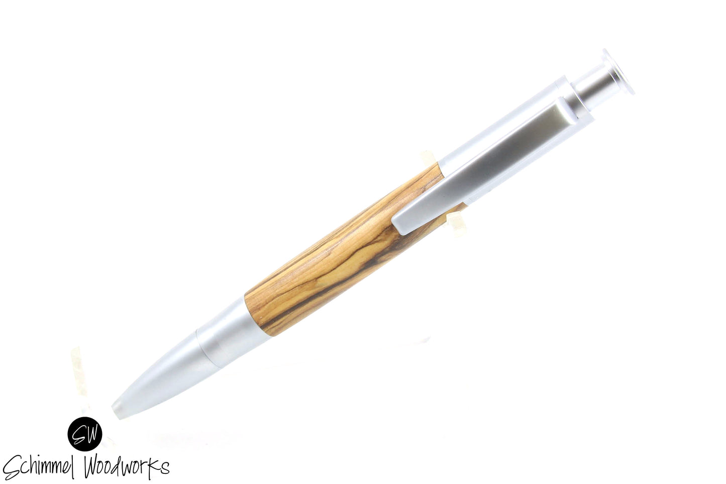 Olive Wood Click Pen